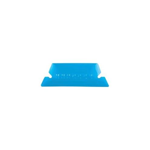 Pendaflex Hanging Folder Plastic Tabs - 25 Tab(s) - 5 Tab(s)/Set2" Tab Width - Blue Plastic Tab(s) - 25 / Pack