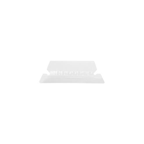 Pendaflex Hanging Folder Plastic Tabs - 5 Tab(s)/Set2" Tab Width - Clear Plastic Tab(s)