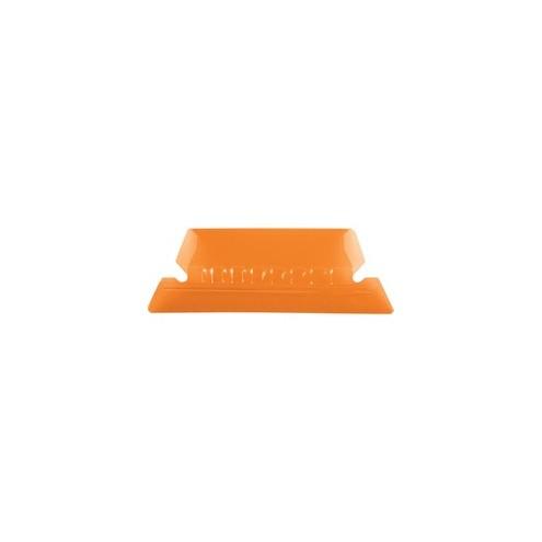 Pendaflex Hanging Folder Plastic Tabs - 25 Tab(s) - 5 Tab(s)/Set2" Tab Width - Orange Plastic Tab(s) - 25 / Pack