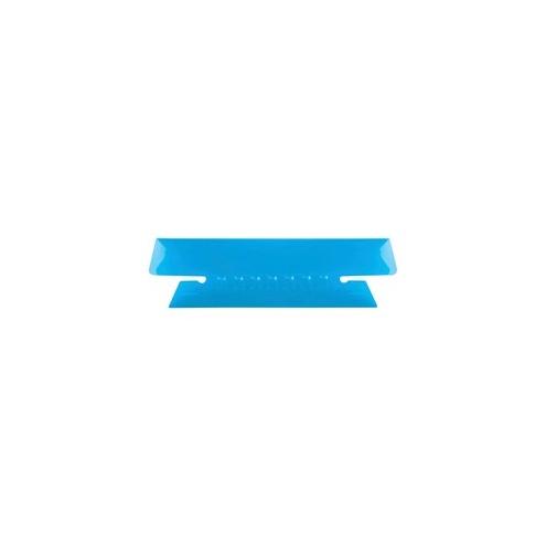 Pendaflex Hanging Folder Plastic Insertable Tabs - 25 Tab(s) - 3 Tab(s)/Set3.50" Tab Width - Blue Plastic Tab(s) - 25 / Pack