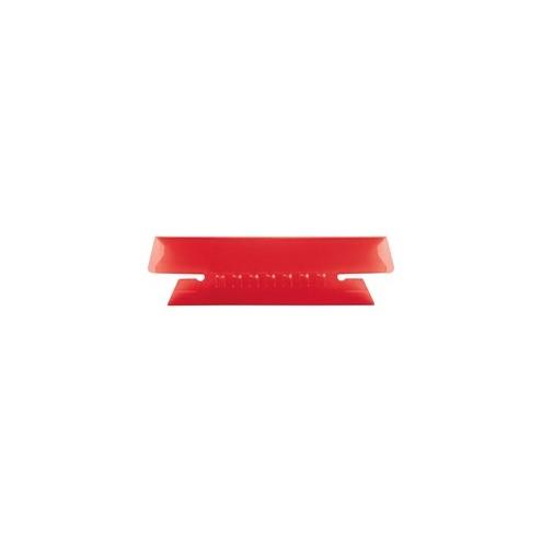 Pendaflex Hanging Folder Plastic Insertable Tabs - 25 Tab(s) - 3 Tab(s)/Set3.50" Tab Width - Red Plastic Tab(s) - 25 / Pack