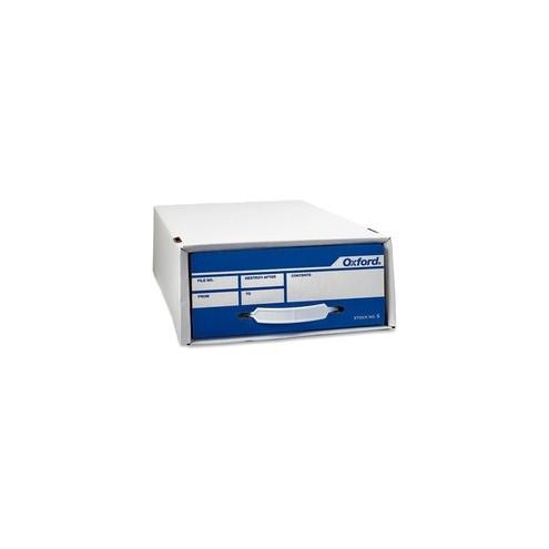 Pendaflex Standard Storage File Boxes - External Dimensions: 24" Width x 9" Depth x 4.8" Height - Stackable - White - For Check, Voucher Slip - Recycled - 1 Each