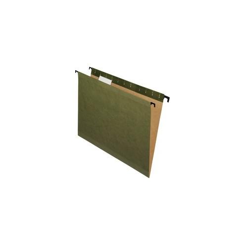 Pendaflex SureHook Technology Hanging Folders - Legal - 8 1/2" x 14" Sheet Size - 1/5 Tab Cut - Green - 3.60 lb - Recycled - 20 / Box