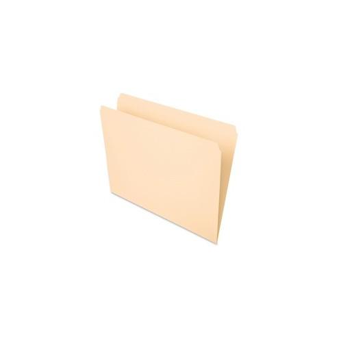 Pendaflex Essentials 1-ply Tab Manila File Folder - Letter - 8 1/2" x 11" Sheet Size - 3/4" Expansion - 11 pt. Folder Thickness - Manila - Manila - Recycled - 100 / Box