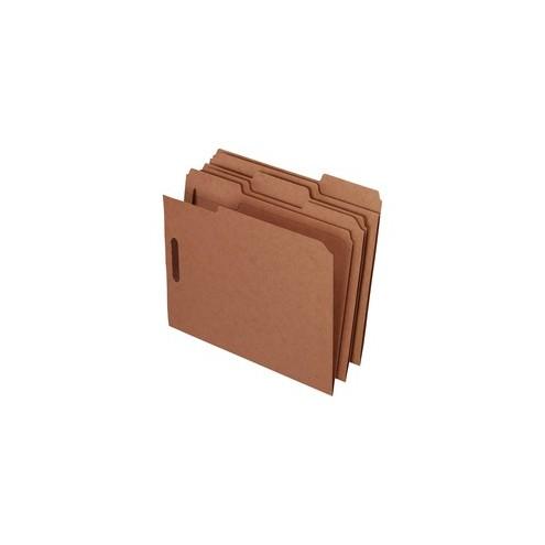 Pendaflex Kraft Fastener Folders - Letter - 8 1/2" x 11" Sheet Size - 2 Fastener(s) - 2" Fastener Capacity for Folder - 1/3 Tab Cut - 11 pt. Folder Thickness - Recycled - 50 / Box