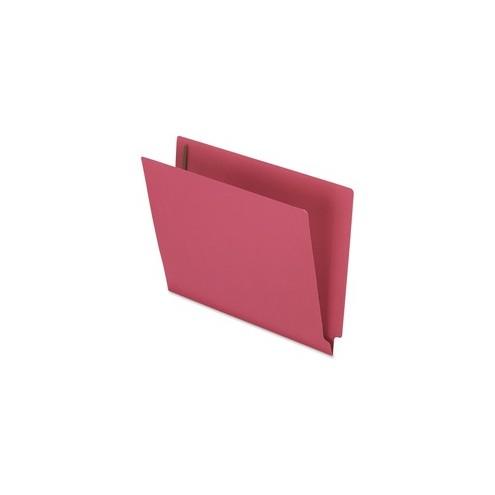 Pendaflex Color End Tab Fastener Folders - Letter - 8 1/2" x 11" Sheet Size - 3/4" Expansion - 2 Fastener(s) - 2" Fastener Capacity for Folder - 11 pt. Folder Thickness - Red - Recycled - 50 / Box