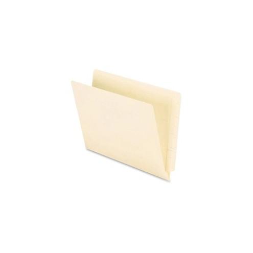 Pendaflex Color End Tab Folders - Letter - 8 1/2" x 11" Sheet Size - 3/4" Expansion - Straight Tab Cut - End Tab Location - 11 pt. Folder Thickness - Stock - Manila - 100 / Box