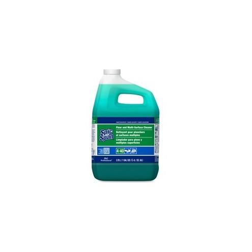 Spic and Span Floor and Multi-surface Cleaner - Liquid - 128 fl oz (4 quart) - 1 Each - Green