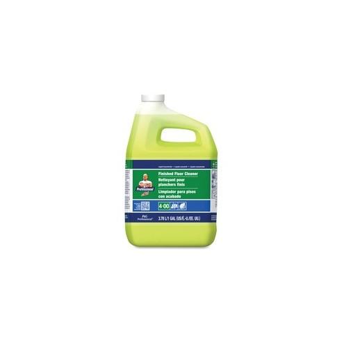 Mr. Clean Finished Floor Cleaner - Liquid - 128 fl oz (4 quart) - 3 / Carton - Yellow