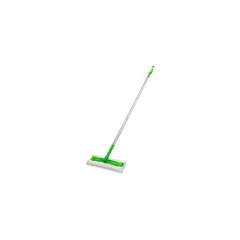 Swiffer Sweeper - 10" Head - Swivel Head, Lightweight - 3 / Carton - Green