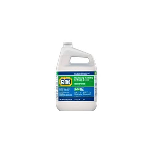 Comet Disinfecting Bathroom Cleaner - Liquid - 128 fl oz (4 quart) - 1 Each - White