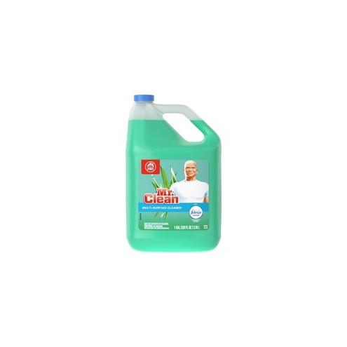 Mr. Clean Multipurpose Cleaner with febreze - Liquid - 128 fl oz (4 quart) - Meadows & Rain ScentBottle - 4 / Carton - Green