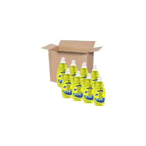 Joy Lemon Dish Liquid - Liquid - 38 fl oz (1.2 quart) - Citrus Scent - 8 / Carton