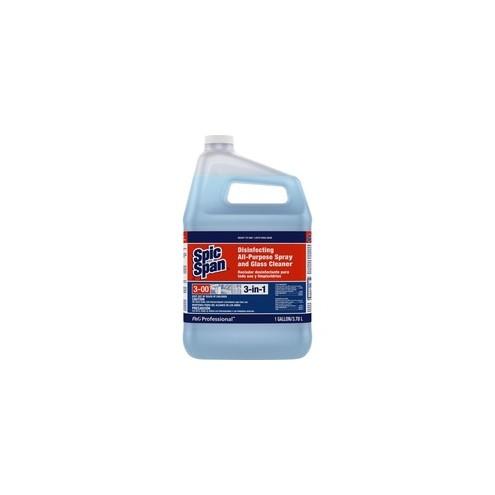 Spic and Span 3-in-1 All-Purpose Glass Cleaner - Spray - 128 fl oz (4 quart) - Fresh Scent - 1 Each - Light Blue