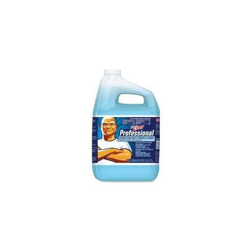 Mr. Clean Professional Disinfecting Multi-Purpose Cleaner - Ready-To-Use Liquid - 128 fl oz (4 quart) - 4 / Carton - Translucent Blue