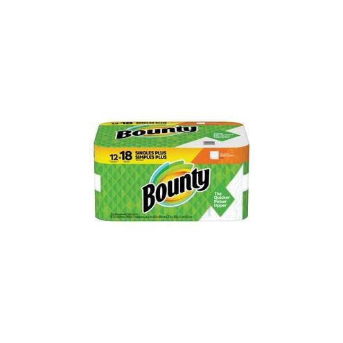 Bounty Full Sheets Paper Towels - 2 Ply - 54 Sheets/Roll - White - Absorbent, Durable, Strong - For Kitchen - 12 Rolls Per Pack - 648 / Pack