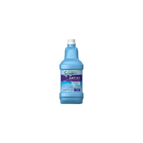 Swiffer WetJet Floor Cleaner - Liquid - 42.2 fl oz (1.3 quart) - Open-Window Fresh Scent - 1 Bottle - Clear