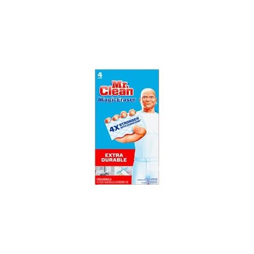 Mr. Clean Procter & Gamble Magic Eraser Extra Durable Pads - Sponge - 32 / Carton - White