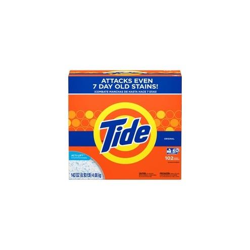 Tide Original Laundry Powder - Concentrate Powder - 143 oz (8.94 lb) - Original Scent - 2 / Carton - White