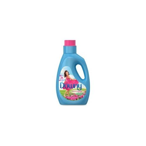 Downy Fabric Softener - Liquid - 64 fl oz (2 quart) - April Fresh Scent - 8 / Carton - Blue