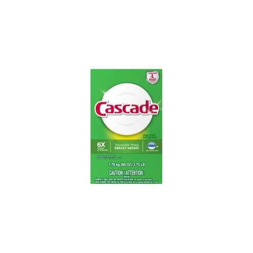 Cascade Dishwasher Soap Powder - Powder - 60 oz (3.75 lb) - 6 / Carton - White