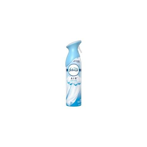 Febreze Air Freshener Spray - Spray - 8.5 fl oz (0.3 quart) - Linen & Sky - 1 Each - Odor Neutralizer, VOC-free