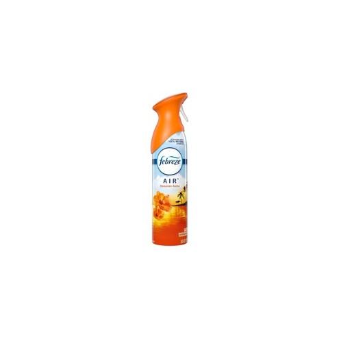 Febreze Air Freshener Spray - Spray - 8.5 fl oz (0.3 quart) - Hawaiian Aloha - 6 / Carton - Odor Neutralizer, VOC-free