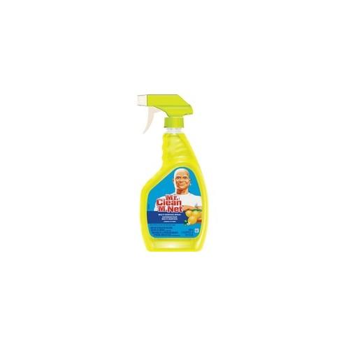 Mr. Clean Multi-surface Spray - Spray - 32 fl oz (1 quart) - Citrus, Fresh Lemon ScentBottle - 12 / Carton - Yellow
