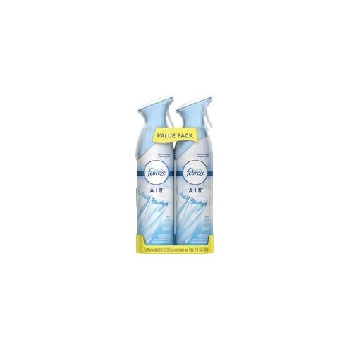 Febreze Linen/Sky Air Spray Pack - Liquid - 8.8 fl oz (0.3 quart) - Linen & Sky - 2 / Pack - Odor Neutralizer, VOC-free