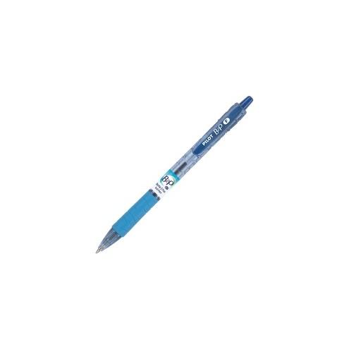 Pilot Bottle to Pen (B2P) B2P Recycled Retractable Ballpoint Pens - Fine Pen Point - 0.7 mm Pen Point Size - Refillable - Retractable - Blue Gel-based Ink - Plastic Barrel - 12 / Dozen