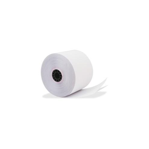 PM Impact Dot Matrix Print Receipt Paper - 80% Recycled - 2 1/4" x 90 ft - 100 / Carton - White