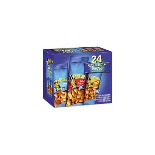 Planters Mixed Nut - Salted Peanut, Honey Roast Peanut, Cashew - 24 / Box