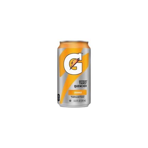 Quaker Oats Gatorade Can Flavored Thirst Quencher - Ready-to-Drink - Orange Flavor - 11.60 fl oz (343 mL) - Can - 24 / Carton