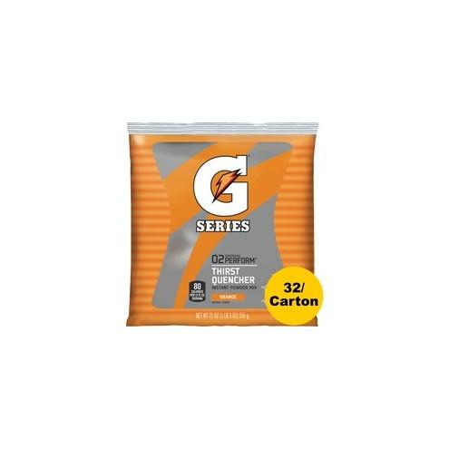 Gatorade Thirst Quencher Powder Mix - Powder - Orange Flavor - 1.31 lb - 2.50 gal Maximum Yield - Pouch - 32 / Carton