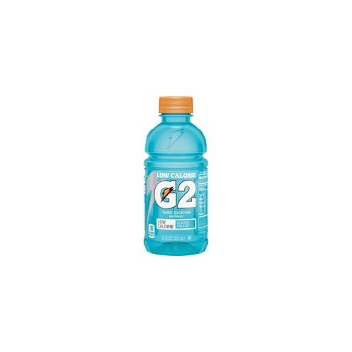 Gatorade Low-Calorie Gatorade Sports Drink - Glacier Freeze Flavor - 12 fl oz (355 mL) - Bottle - 24 / Carton