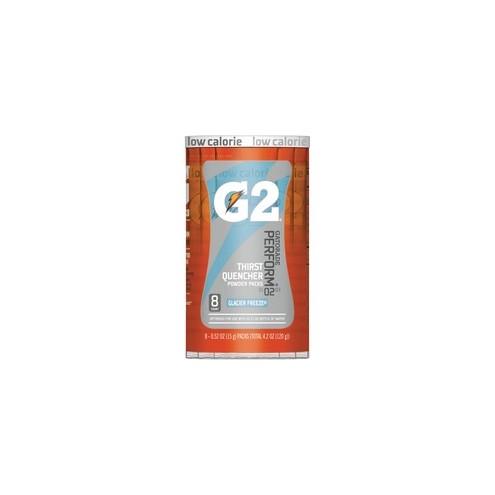 Gatorade Quaker Foods G2 Single Serve Powder - Powder - Glacier Freeze Flavor - 0.52 fl oz (15 mL) - 8 / Pack