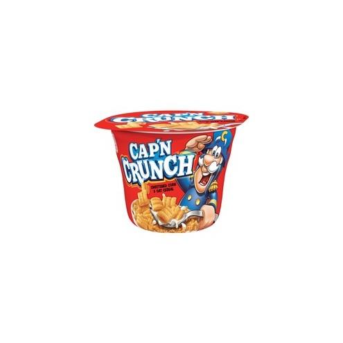 Quaker Oats Cap'N Crunch Corn/Oat Cereal Bowl - Corn, Oat - Bowl - 1.51 oz - 12 / Carton