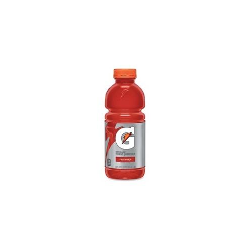 Gatorade Thirst Quencher Bottled Drink - Fruit Punch Flavor - 20 fl oz (591 mL) - 24 / Carton