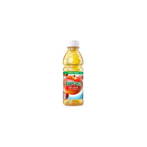 Tropicana Bottled Apple Juice - Apple Flavor - 10 fl oz (296 mL) - 24 / Carton