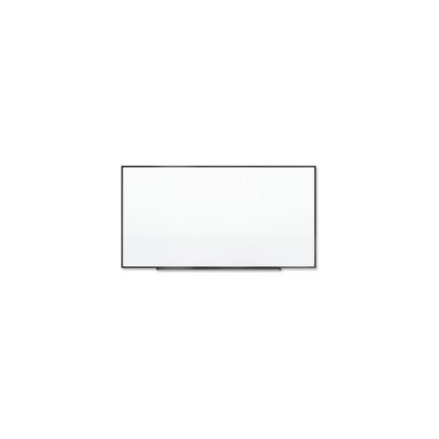 Quartet Fusion Nano-Clean Magnetic Dry-Erase Board - 96" (8 ft) Width x 48" (4 ft) Height - White Surface - Black Aluminum Frame - Horizontal/Vertical - 1 Each