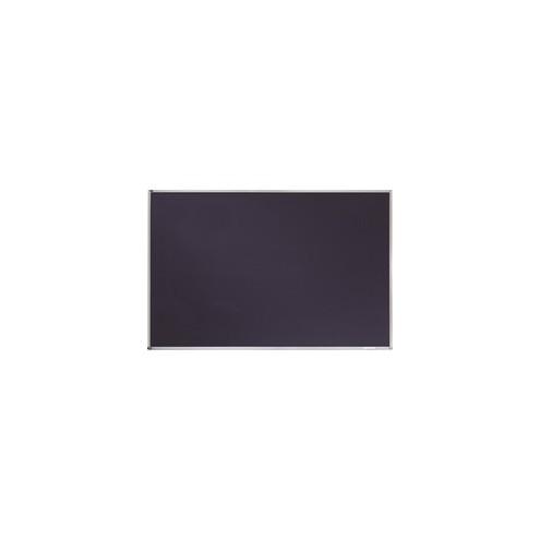 Quartet DuraMax Porcelain Magnetic Chalkboard - 36" (3 ft) Width x 48" (4 ft) Height - Black Porcelain Surface - Silver Aluminum Frame - Horizontal - 1 / Each