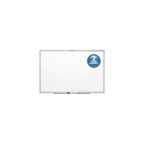 Quartet Classic Whiteboard - 60" (5 ft) Width x 36" (3 ft) Height - White Melamine Surface - Silver Aluminum Frame - Horizontal/Vertical - 1 / Each