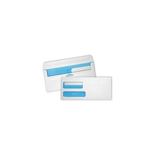 Quality Park Double Window Redi-Seal Envelopes - Double Window - #9 - 8 7/8" Width x 3 7/8" Length - 24 lb - Self-sealing - Wove - 500 / Box - White