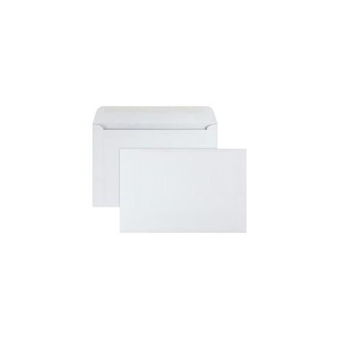 Quality Park Open Side Booklet Envelopes - Catalog - #6 1/2 - 6" Width x 9" Length - 24 lb - Gummed - 100 / Box - White