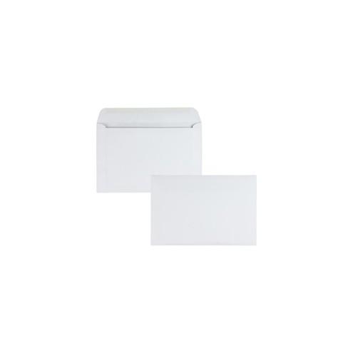 Quality Park 6x9 Booklet Envelopes - Booklet - #6 1/2 - 9" Width x 6" Length - 24 lb - Gummed - Paper - 500 / Box - White