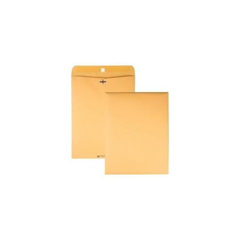 Quality Park Extra Heavy-duty Kraft Clasp Envelopes - Clasp - #97 - 10" Width x 13" Length - 32 lb - Gummed - Kraft - 100 / Box - Kraft