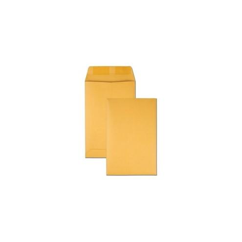 Quality Park Kraft Catalog Envelopes - Catalog - #1 - 6" Width x 9" Length - 28 lb - Gummed - Kraft - 100 / Box - Kraft