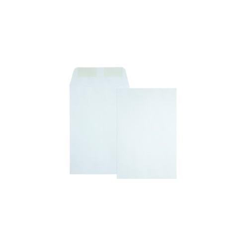 Quality Park Plain Catalog Envelopes - Catalog - 6" Width x 9" Length - 24 lb - Gummed - Wove - 500 / Box - White