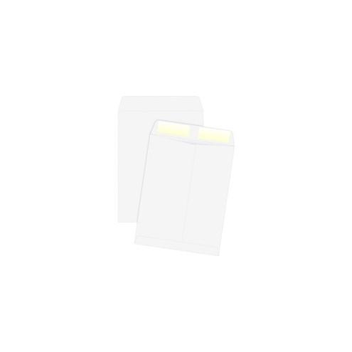 Quality Park White Plain Catalog Envelopes - Catalog - #10 1/2 - 9" Width x 12" Length - 24 lb - Gummed - Wove - 250 / Box - White