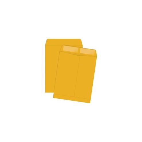 Quality Park Kraft Catalog Envelopes - Catalog - 11 1/2" Width x 14 1/2" Length - 28 lb - Gummed - Kraft - 250 / Box - Brown Kraft